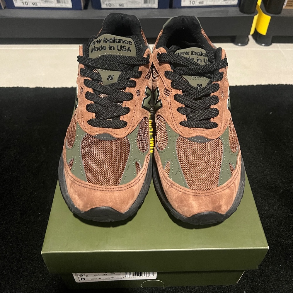 Aime Leon Dore x New Balance 993 Made in USA 'Beef & Broccoli' sz 9.5